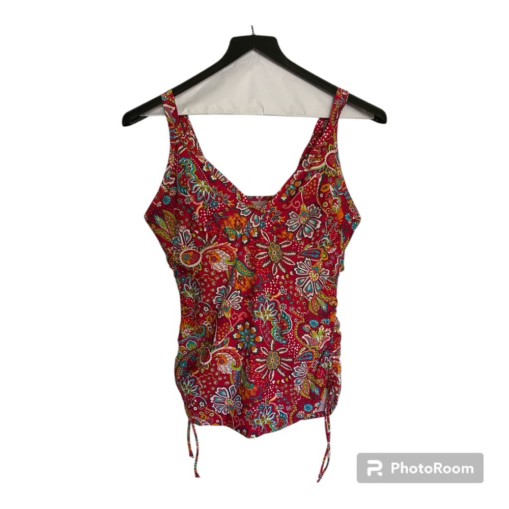 Athleta Floral Red Women's Top